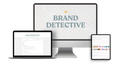 Brand Detective dashboard tool mockup