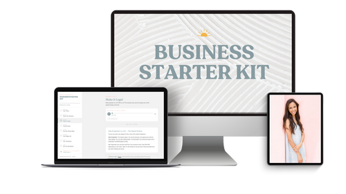 Business Starter Kit dashboard mockup