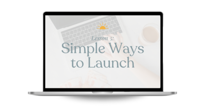 Lesson 5: Make your first sale fast